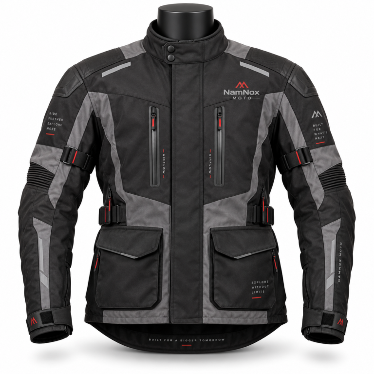 Adventure Motorcycle Jacket with CE Armor