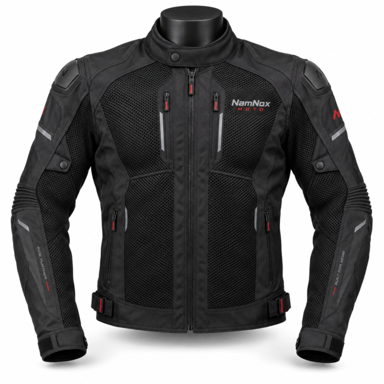 Summer Mesh Motorcycle Jacket with CE Armor
