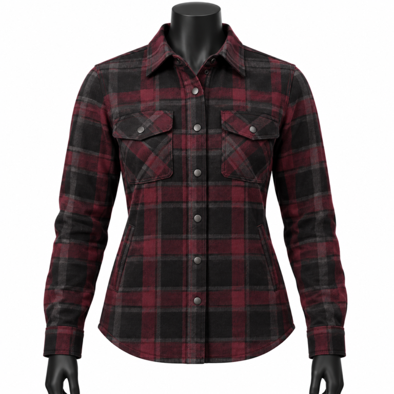 Women’s Protective Flannel Riding Shirt