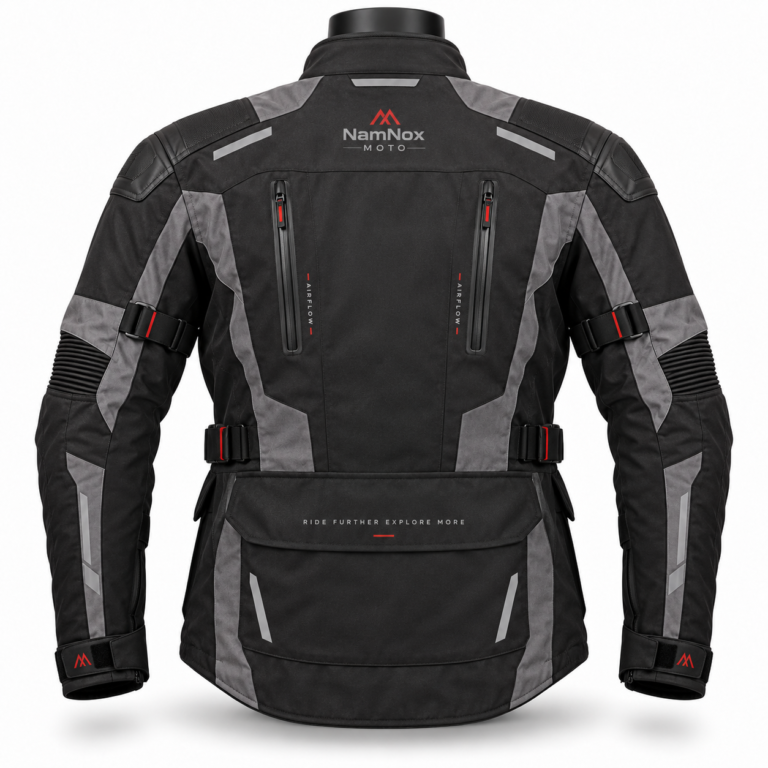 Adventure Motorcycle Jacket with CE Armor — alternate product image