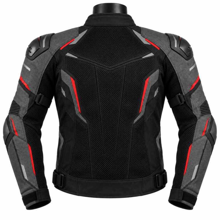 Premium Reinforced Mesh Motorcycle Jacket — alternate product image