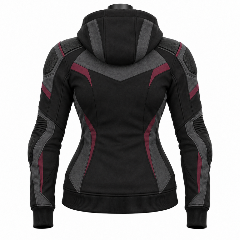 Women’s Armored Motorcycle Hoodie — alternate product image