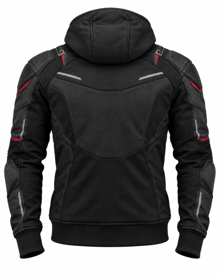 Technical Armored Motorcycle Hoodie — alternate product image