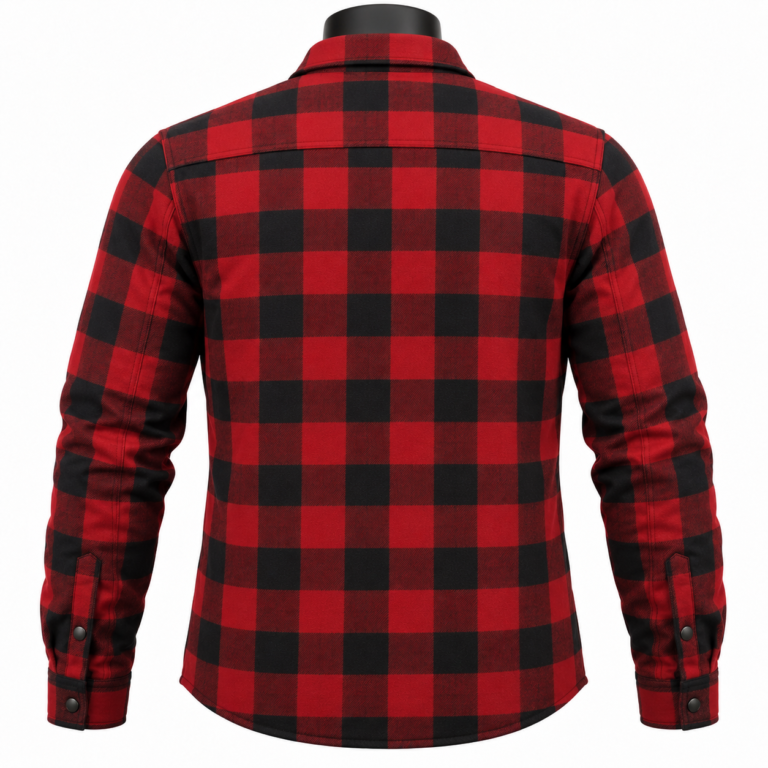 Kevlar Lined Flannel Riding Shirt — alternate product image