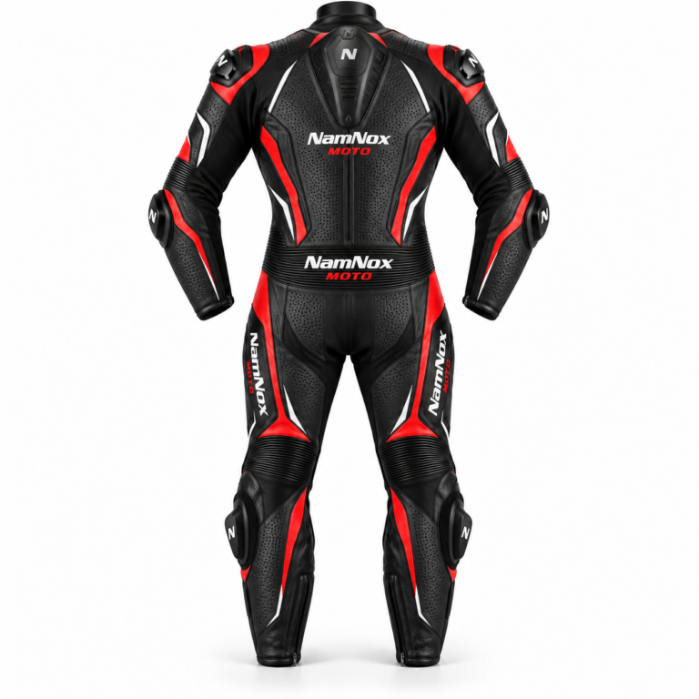 Perforated One Piece Motorcycle Racing Suit — alternate product image