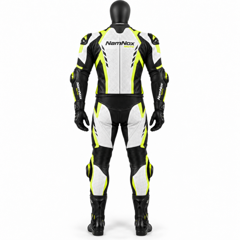 Perforated Two Piece Leather Racing Suit — alternate product image