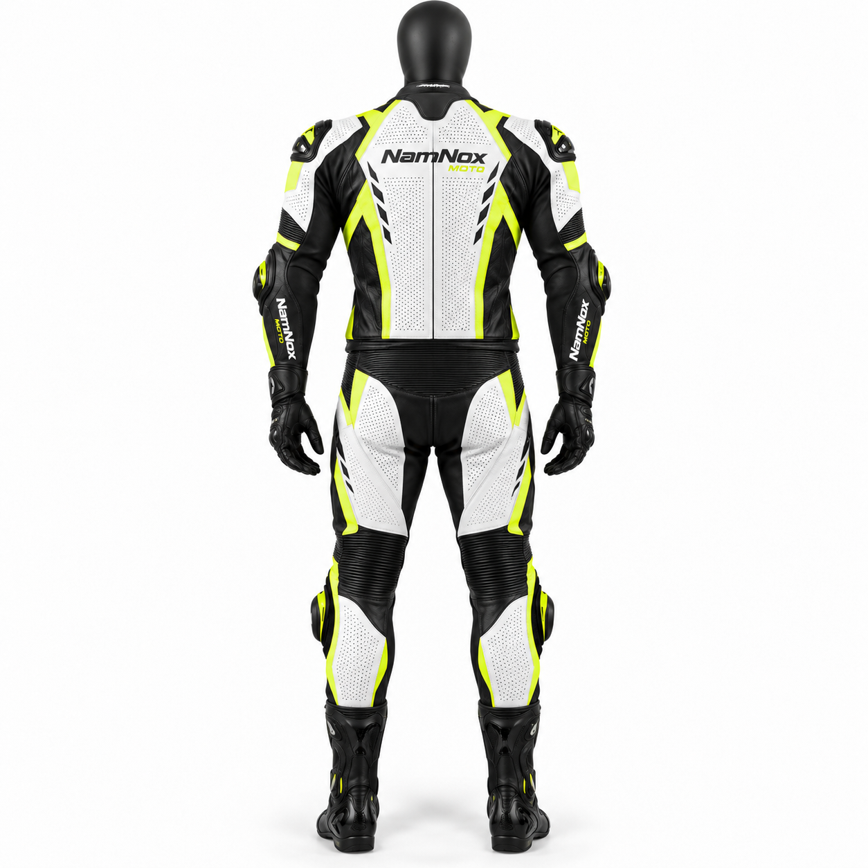 Perforated Two Piece Leather Racing Suit — alternate product image