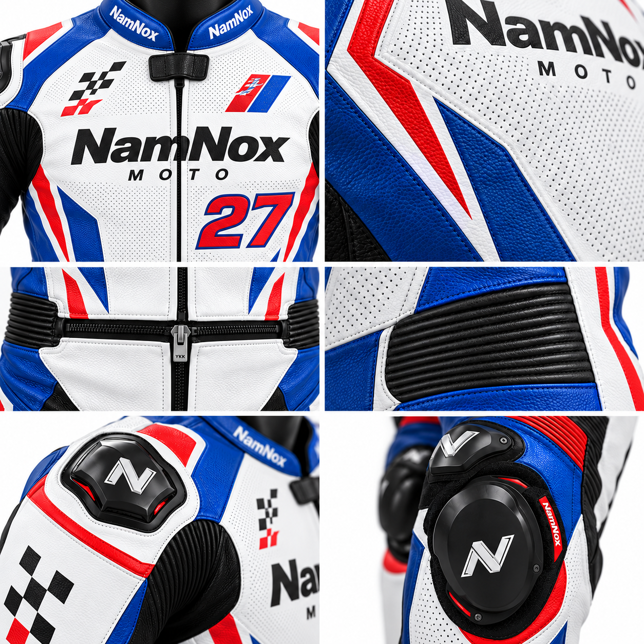 Custom Two Piece Leather Racing Suit — alternate product image