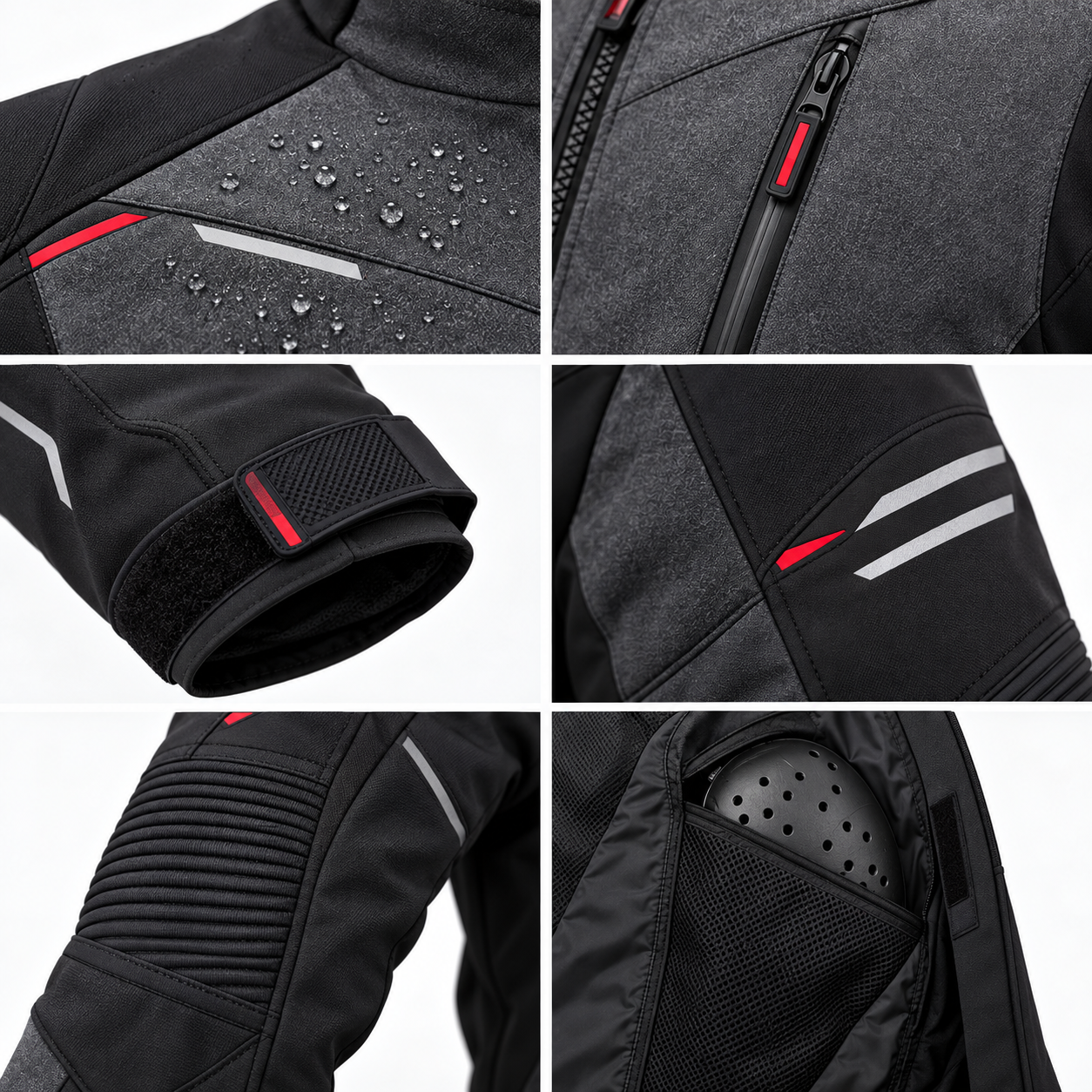 Softshell Motorcycle Riding Jacket — alternate product image