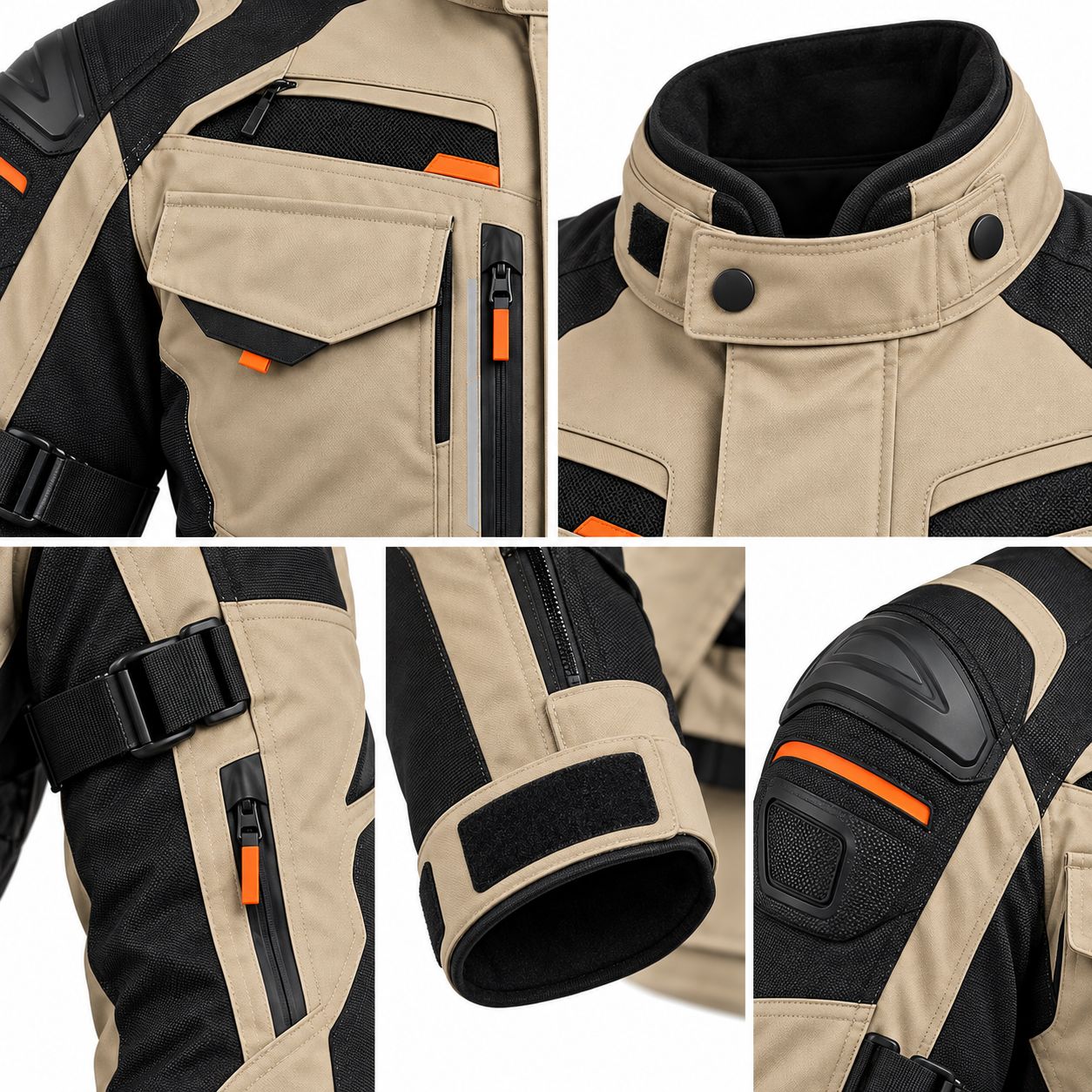 3 Layer Adventure Motorcycle Jacket — alternate product image