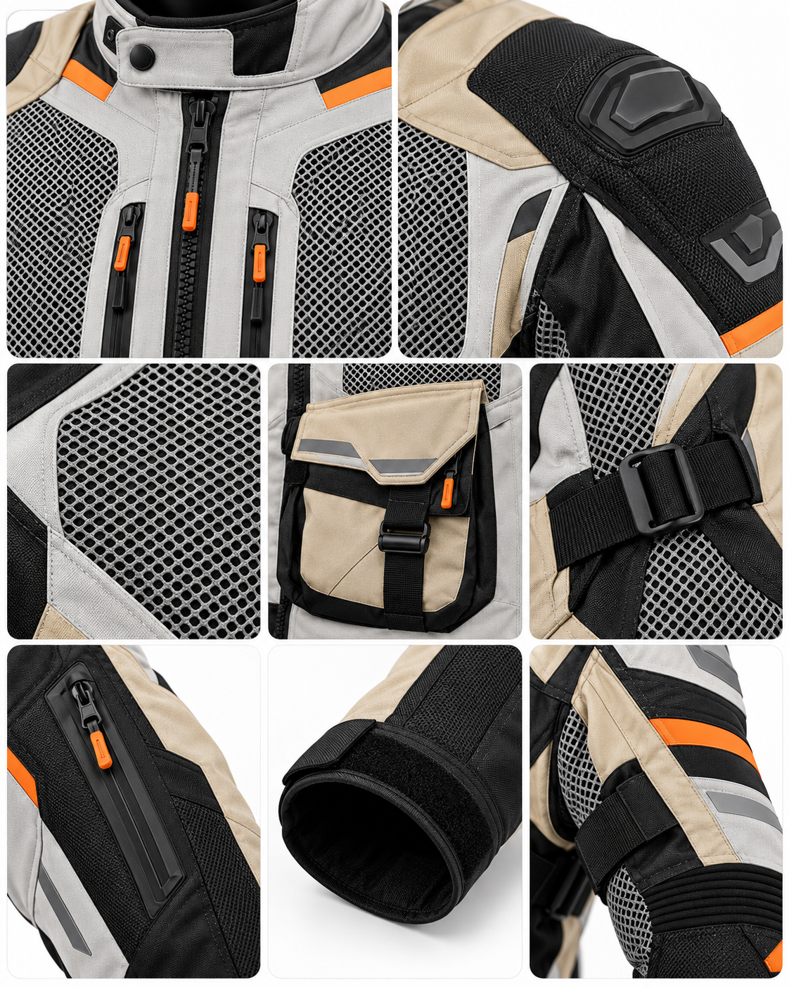 Adventure Mesh Motorcycle Jacket — alternate product image
