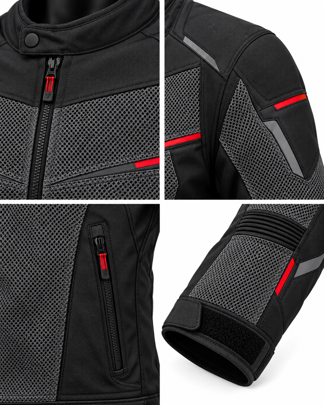 Urban Mesh Motorcycle Jacket — alternate product image
