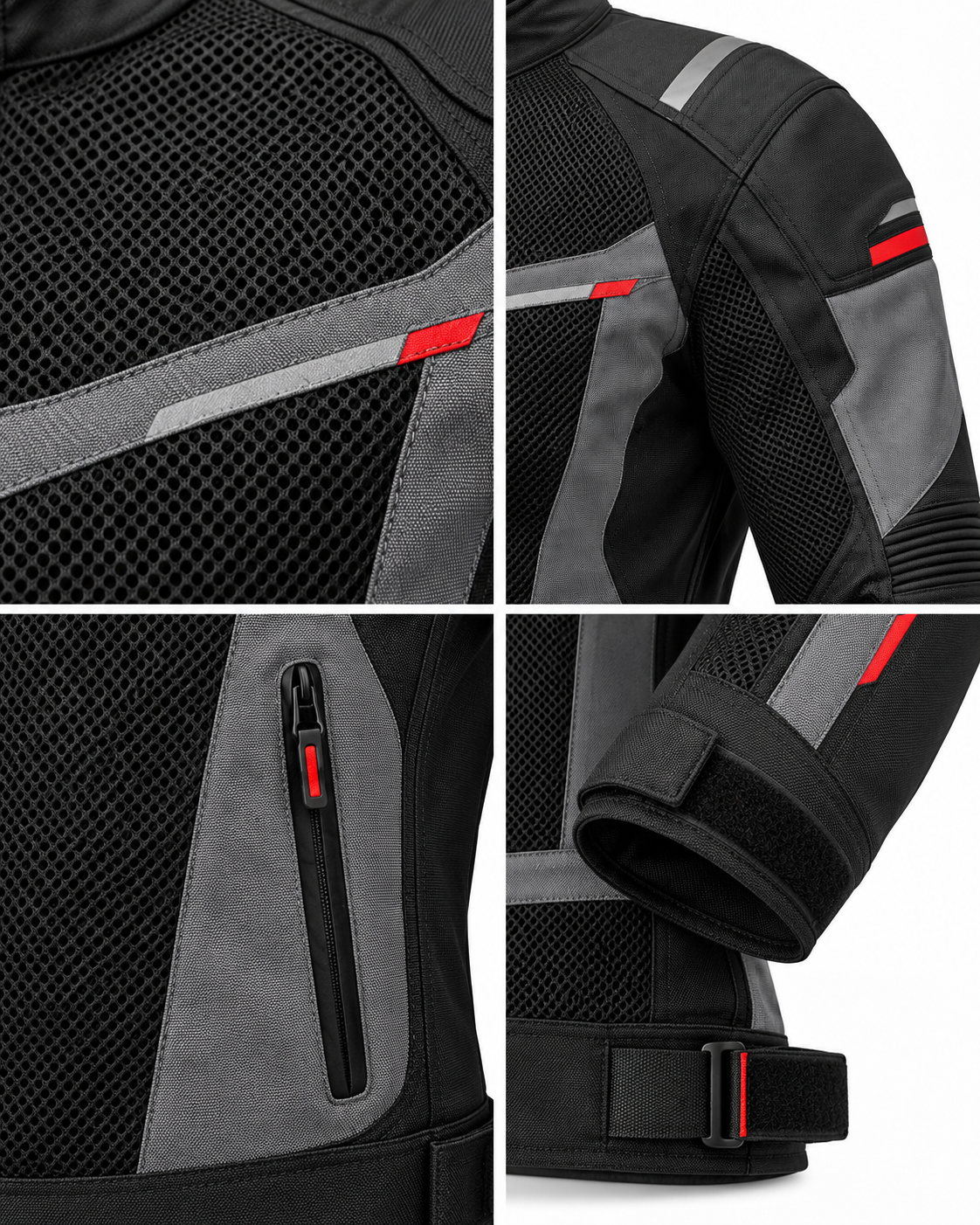 Summer Mesh Motorcycle Jacket — alternate product image
