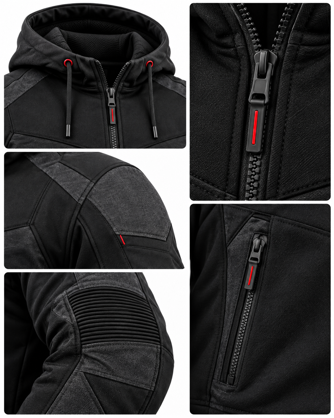 Armored Motorcycle Hoodie — alternate product image