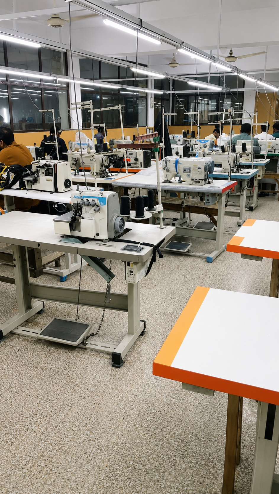 NamNox motorcycle apparel stitching hall