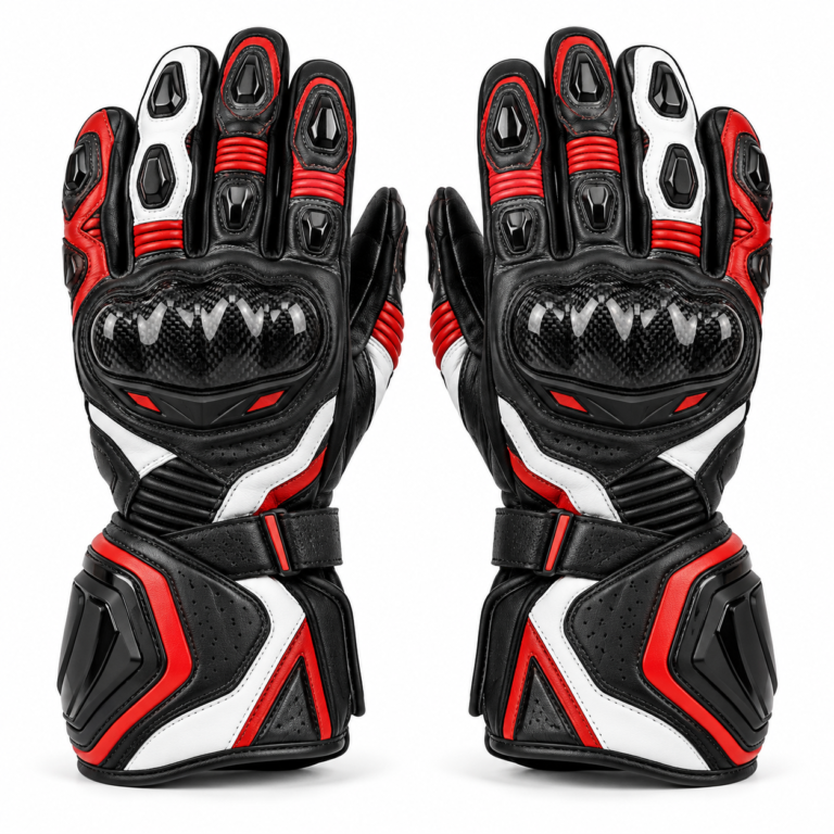 Racing Gauntlet Motorcycle Gloves