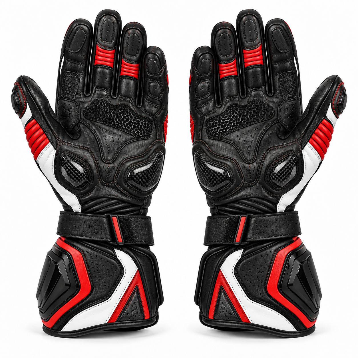 Racing Gauntlet Motorcycle Gloves — alternate product image