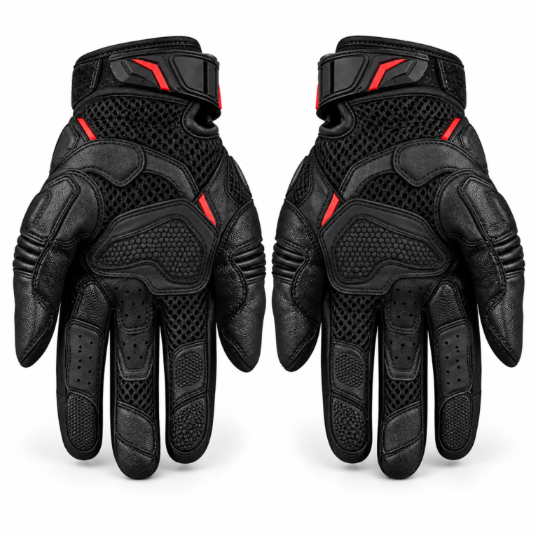 Summer Mesh Motorcycle Riding Gloves — alternate product image