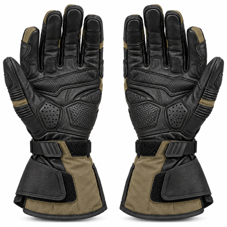 Adventure Touring Motorcycle Gloves — alternate product image