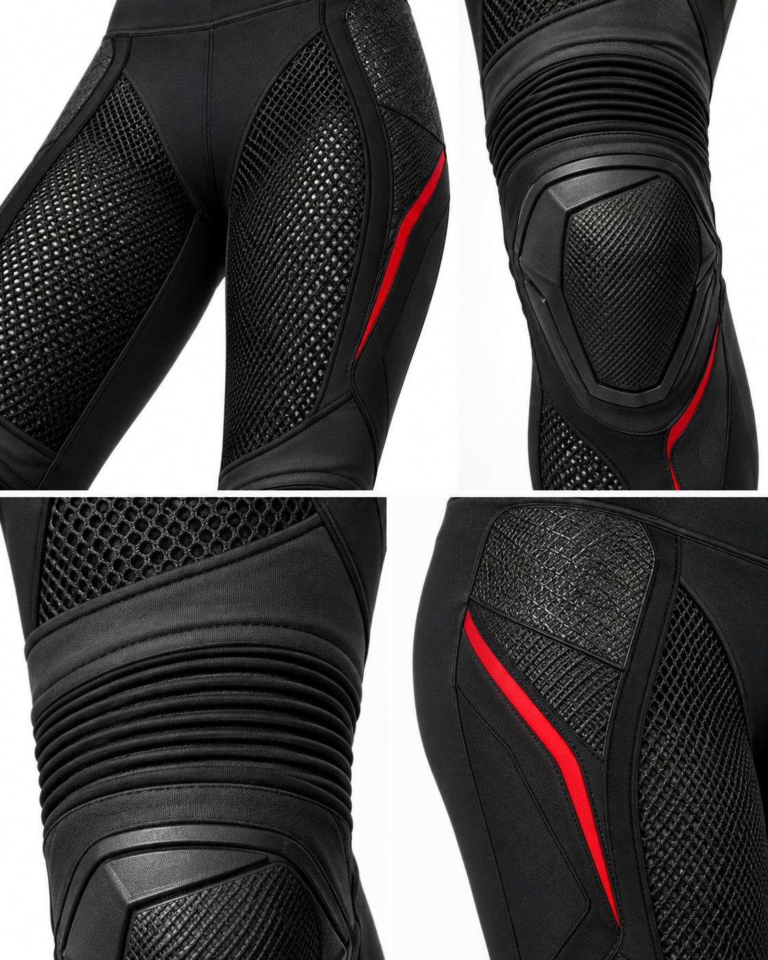 Summer Mesh Motorcycle Riding Leggings — alternate product image