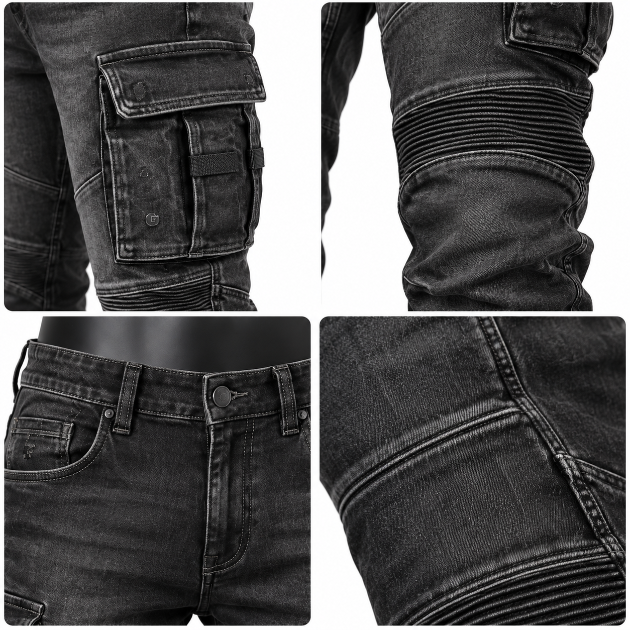 Cargo Motorcycle Riding Jeans — alternate product image