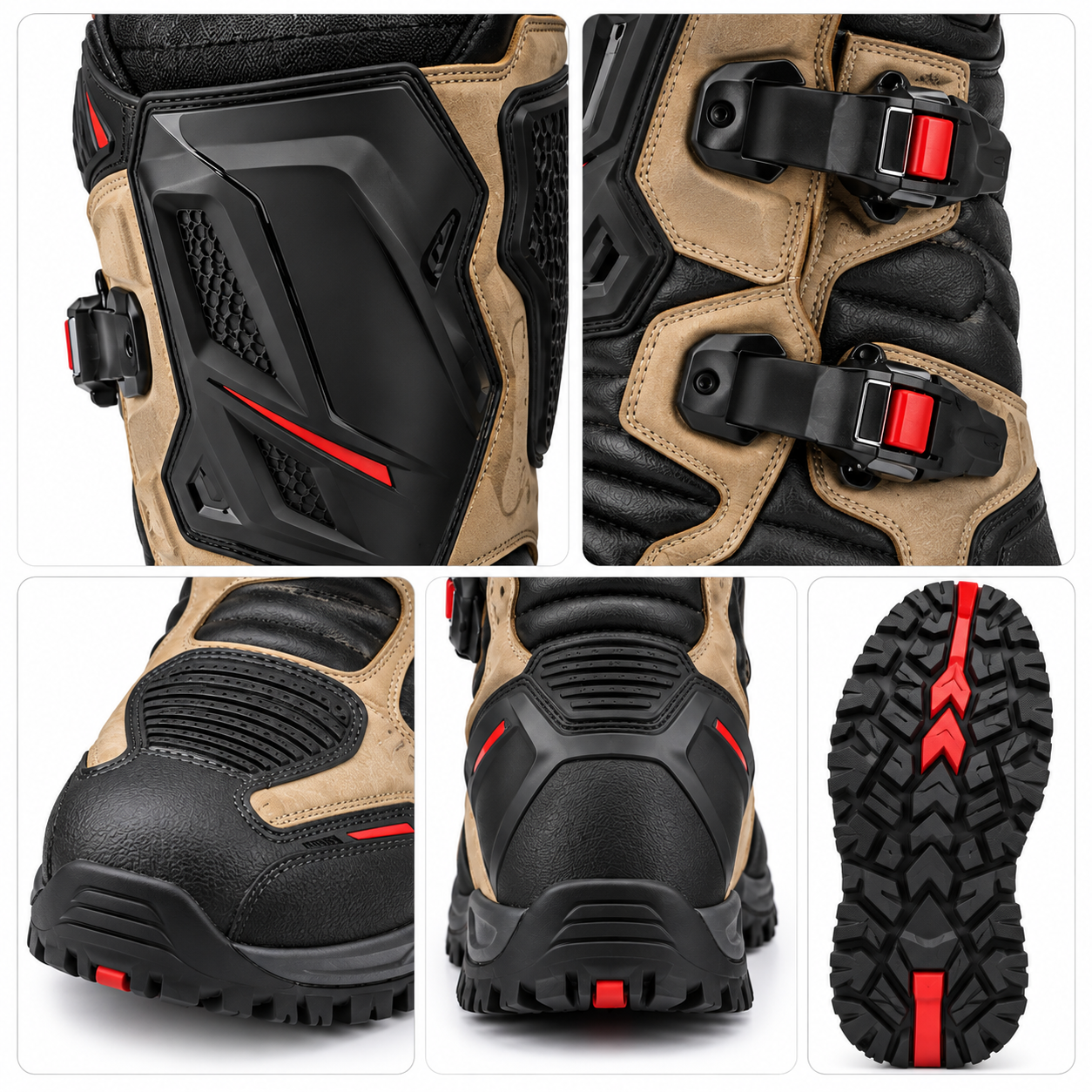 Adventure Touring Motorcycle Boots — alternate product image