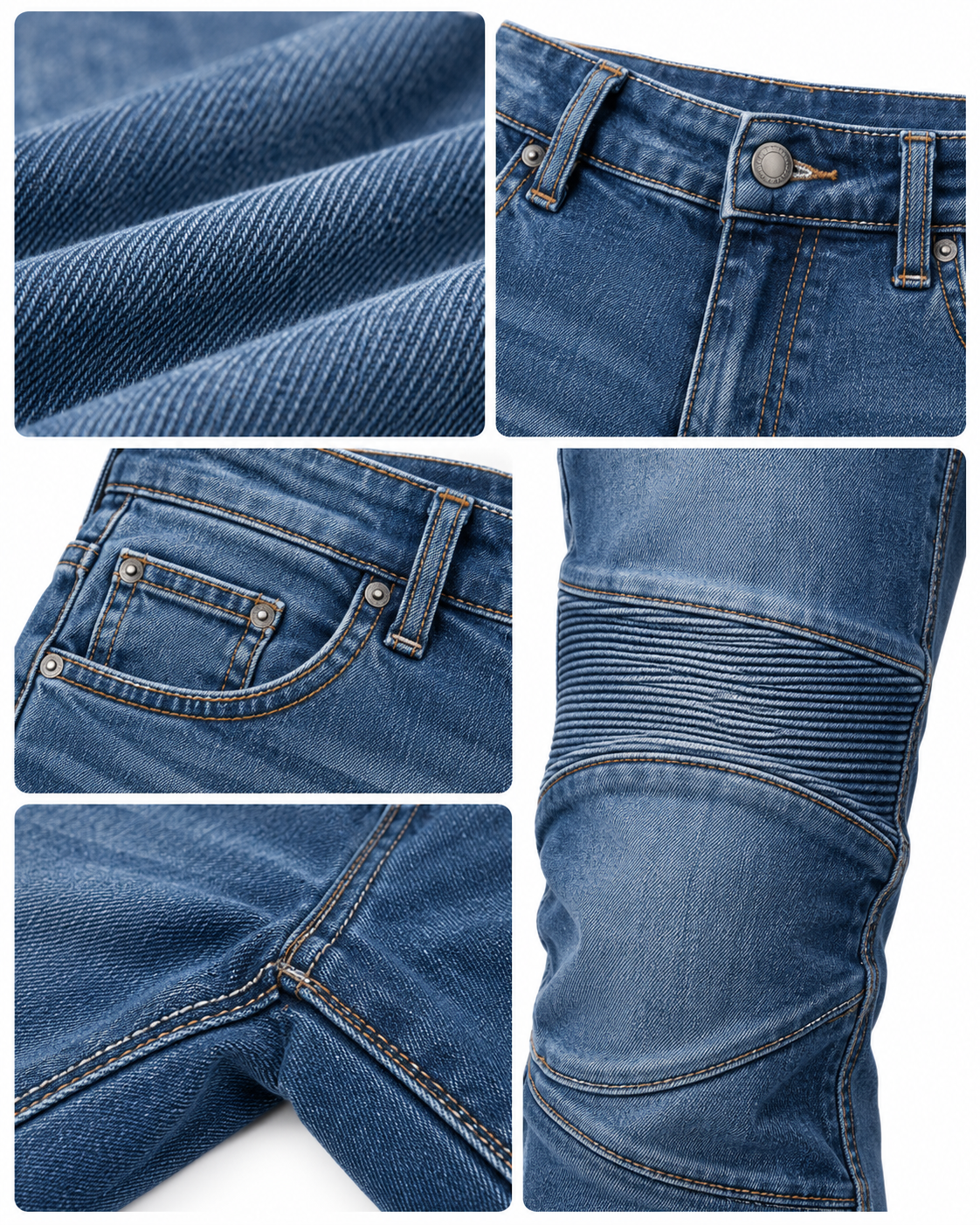 Summer Motorcycle Riding Jeans — alternate product image