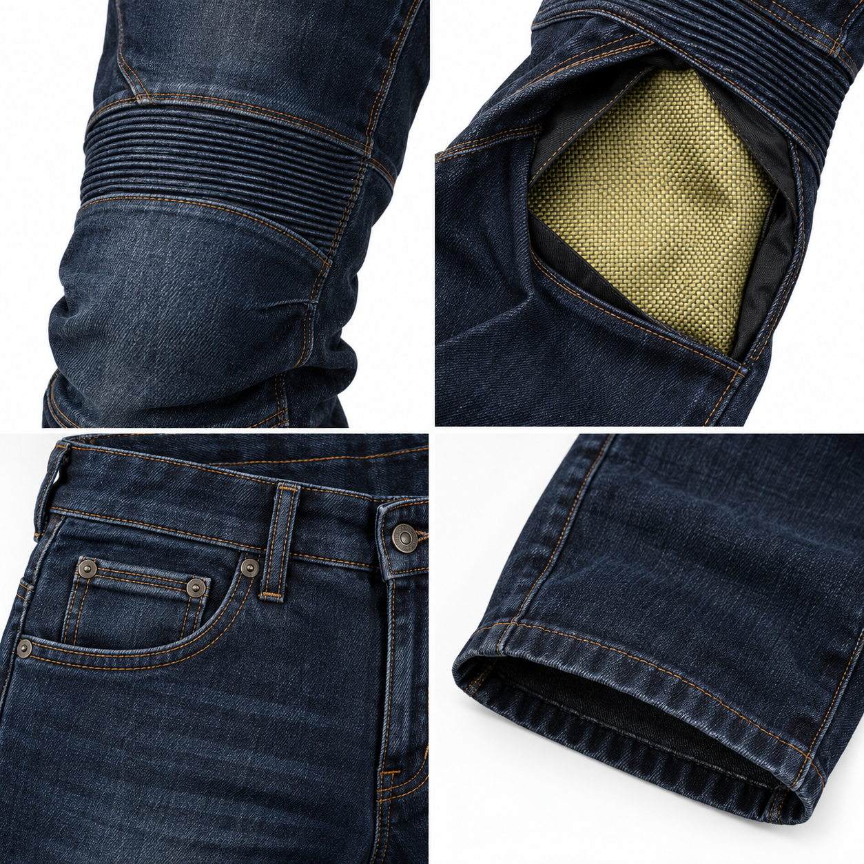 Kevlar Motorcycle Riding Jeans — alternate product image